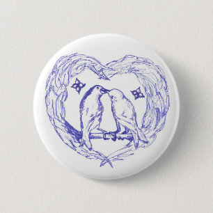 Macaron Rond 5 Cm Bouton Baiser d'oiseaux