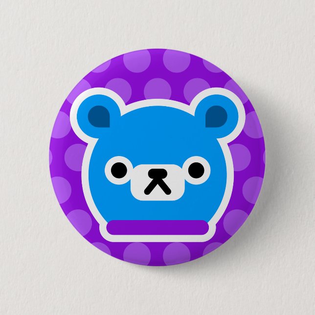 Macaron Rond 5 Cm Bouton - Balbo (Devant)