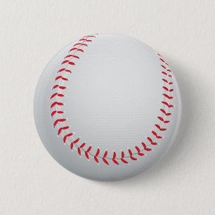 Macaron Rond 5 Cm Bouton Baseball