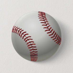 Macaron Rond 5 Cm Bouton Baseball