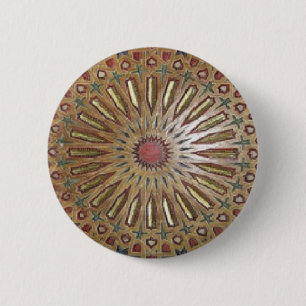 Macaron Rond 5 Cm Bouton Beauté Marocaine