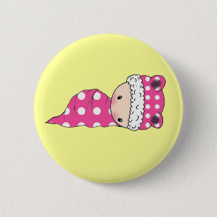 Macaron Rond 5 Cm Bouton Bébé Mignon Petit à Points