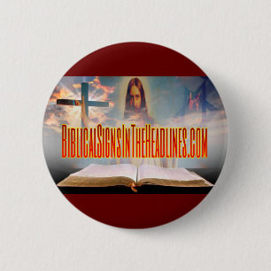 Macaron Rond 5 Cm Bouton biblique de signes