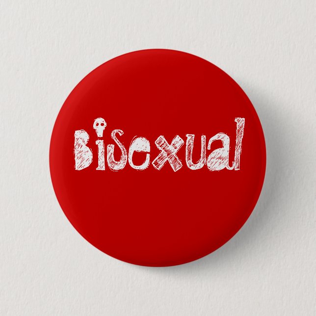 Macaron Rond 5 Cm Bouton bisexuel (Devant)