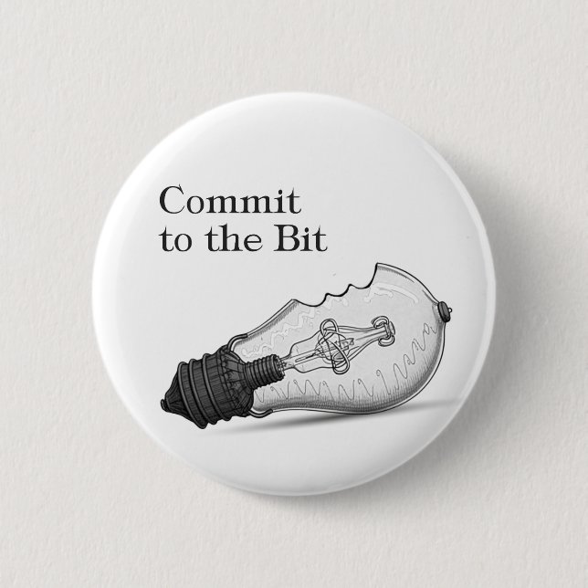 Macaron Rond 5 Cm Bouton Bit (Devant)