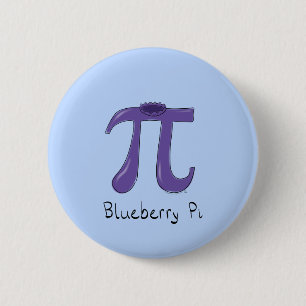 Macaron Rond 5 Cm Bouton Bleu Pi Cute Math Pi Day Bouton Jour