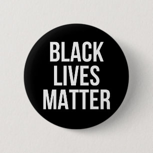 Macaron Rond 5 Cm Bouton BLM Black Lives Matt Pin Badton