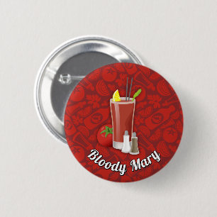 Macaron Rond 5 Cm Bouton Bloody Mary
