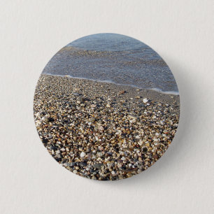 Macaron Rond 5 Cm Bouton bord de mer