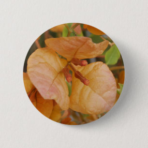 Macaron Rond 5 Cm Bouton Bougainvillier orange