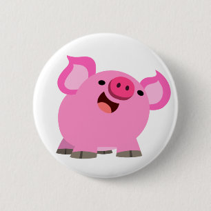 Macaron Rond 5 Cm Bouton Bouton Cartoon Cartoon Mignonne Rire