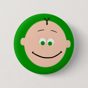 Macaron Rond 5 Cm Bouton Bouton des Kapskids garçons Face aux yeux v