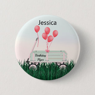 Macaron Rond 5 Cm Bouton Bouton d'escargot pour fille d'anniversaire