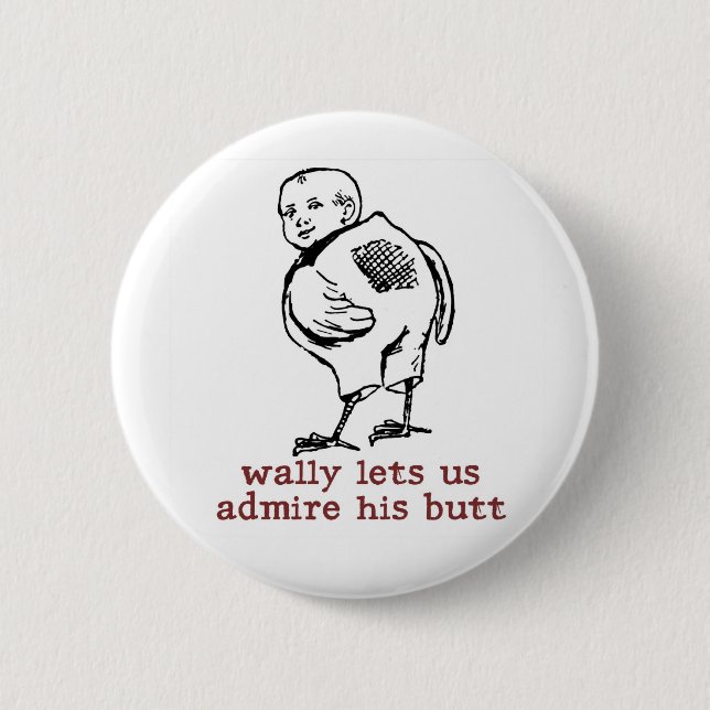 Macaron Rond 5 Cm Bouton Bouton Wally (Devant)