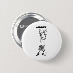 Macaron Rond 5 Cm Bouton Boxer avec gagnant