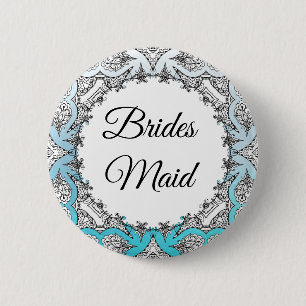 Macaron Rond 5 Cm Bouton Bride to Be Bridesmaid Party