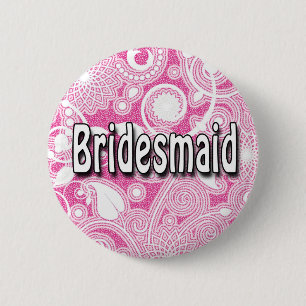 Macaron Rond 5 Cm Bouton : Bridesmaid