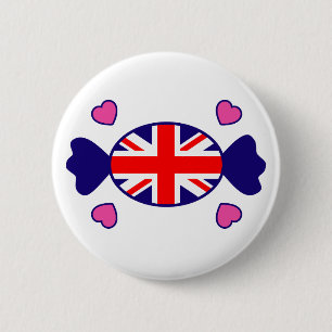 Macaron Rond 5 Cm Bouton britannique doux