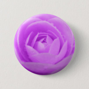 Macaron Rond 5 Cm Bouton Camellia violet
