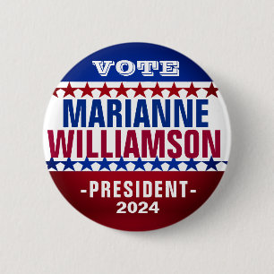 Macaron Rond 5 Cm Bouton Campagne Marianne Williamson 2024