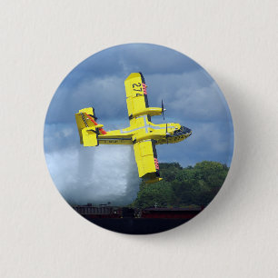 Macaron Rond 5 Cm Bouton Canadian water bomber 274