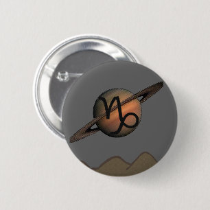 Macaron Rond 5 Cm Bouton Capricorne