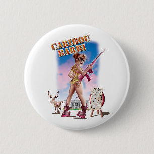 Macaron Rond 5 Cm Bouton Caribou