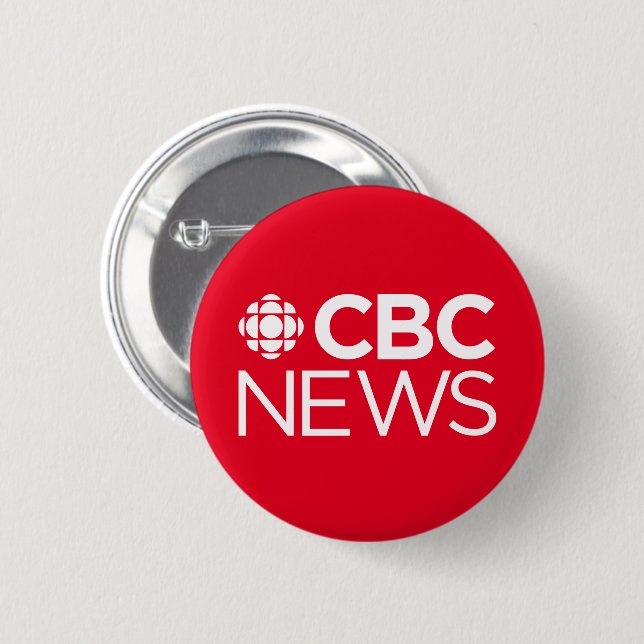 Macaron Rond 5 Cm Bouton CBC News (Devant & derrière)