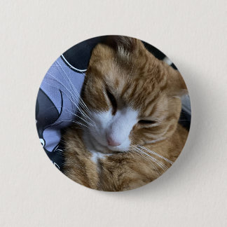 Macaron Rond 5 Cm Bouton Chat