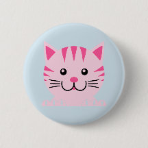Bouton Chat, Bouton Amoureux des chats, Bouton Cha