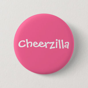 Macaron Rond 5 Cm Bouton Cheerzilla