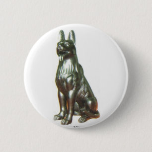 Macaron Rond 5 Cm Bouton Chien - Gou - Chien