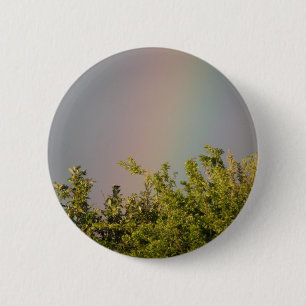 Macaron Rond 5 Cm Bouton Ciel arc-en-ciel