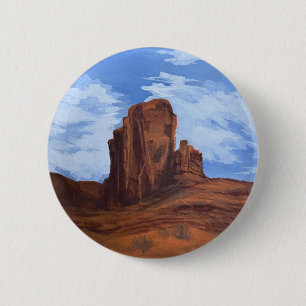 Macaron Rond 5 Cm Bouton Cieux du Far West
