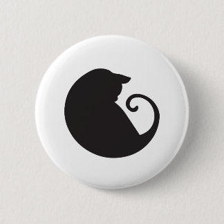 Macaron Rond 5 Cm Bouton circulaire de chat