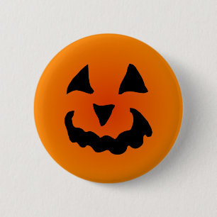 Macaron Rond 5 Cm Bouton citrouille