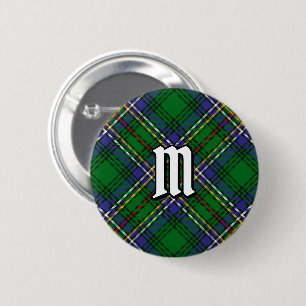 Macaron Rond 5 Cm Bouton Clan Cockburn Tartan