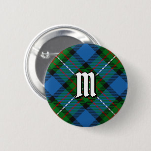 Macaron Rond 5 Cm Bouton Clan Ferguson Tartan