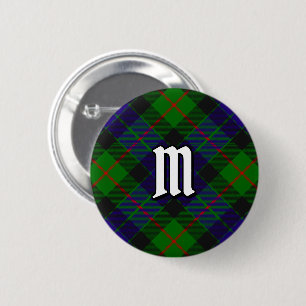 Macaron Rond 5 Cm Bouton Clan Gunn Tartan