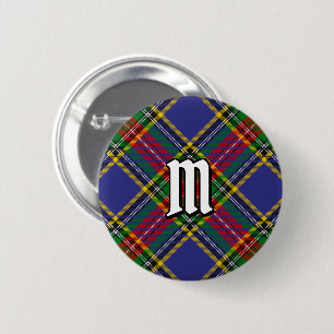 Macaron Rond 5 Cm Bouton Clan MacBeth Tartan
