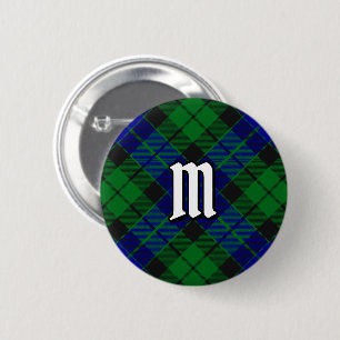 Macaron Rond 5 Cm Bouton Clan MacKay Tartan