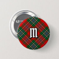 Bouton Clan MacLean Tartan