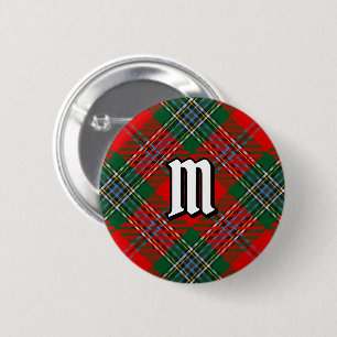 Macaron Rond 5 Cm Bouton Clan MacLean Tartan