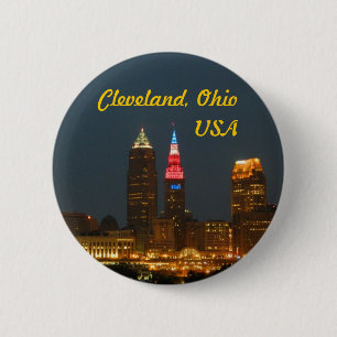 Macaron Rond 5 Cm Bouton Cleveland Ohio USA