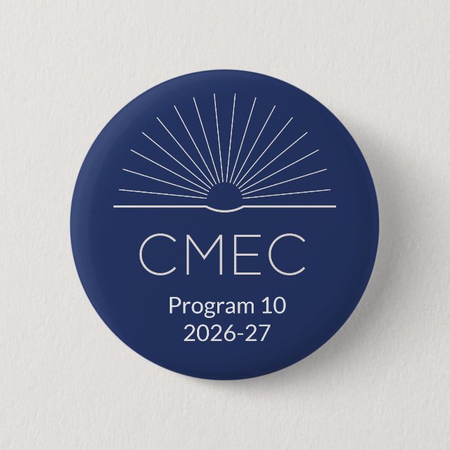Macaron Rond 5 Cm Bouton CMEC - Programme 10 (Devant)