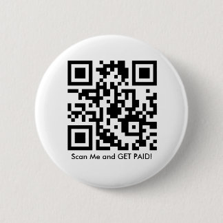 Macaron Rond 5 Cm Bouton Code QR d'affiliation