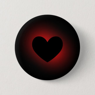 Macaron Rond 5 Cm Bouton Coeur de Ziggi