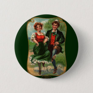 Macaron Rond 5 Cm Bouton Coeurs Pleins De Joie