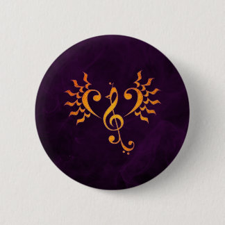 Macaron Rond 5 Cm Bouton coloré de chanson de Phoenix