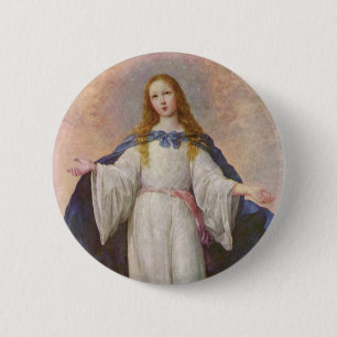 Macaron Rond 5 Cm Bouton compatissant de Mary